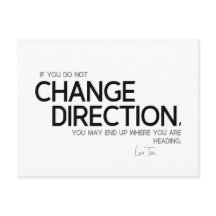 QUOTEN: Lao Tzu: Richtung ändern