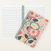 "Quoten" Rosa 60er Vibes Zitat Journal Notizblock (Innen)