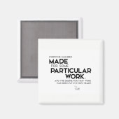 QUOTEN: Rumi: Besondere Arbeit Magnet (Vorderseite/Rückseite)