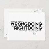 QUOTEN: Rumi: Fehlverhalten und Rechtspflege Postkarte (Vorne/Hinten)