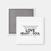 QUOTEN: Rumi: Goodbys, Trennung Magnet (Vorderseite/Rückseite)