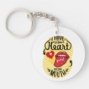 QUOTEN SARCASM SCHLÜSSELANHÄNGER