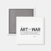 QUOTEN: Sun Tzu: Kunst des Krieges, des Lebens und Magnet (Vorderseite/Rückseite)