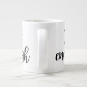 Quotenregelung III Jumbo-Tasse (Rückseite)