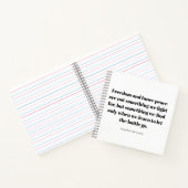 Quotes about inner peace notizblock (Innenseite)