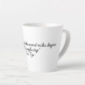 "Quotes for Life Collection" Lao Tzu Milchtasse (Rechte Ecke)