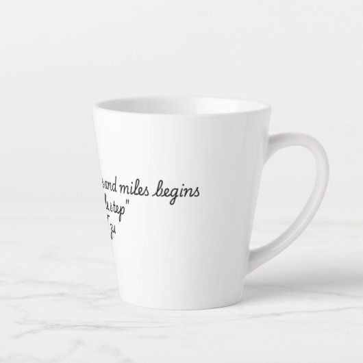 "Quotes for Life Collection" Lao Tzu Milchtasse (Rechts)