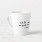 "Quotes for Life Collection" Les Brown Milchtasse (Linke Ecke)