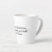 "Quotes for Life Collection" Les Brown Milchtasse (Rechte Ecke)