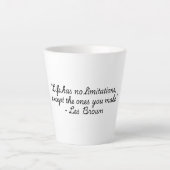 "Quotes for Life Collection" Les Brown Milchtasse (Vorderseite)