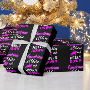 Quotes für Reittiere Geschenkpapier