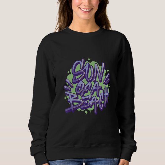 quotes graffiti sweatshirt (Vorderseite)