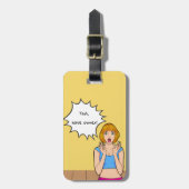 quotes lovers bearbeitet gepäckanhänger (Vorderseite vertikal)