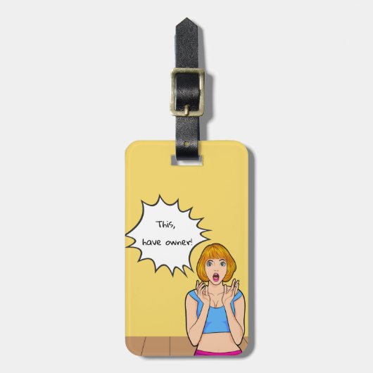 quotes lovers bearbeitet gepäckanhänger (Vorderseite vertikal)