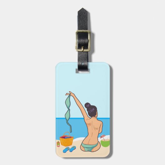 quotes lovers bearbeitet gepäckanhänger (Vorderseite vertikal)