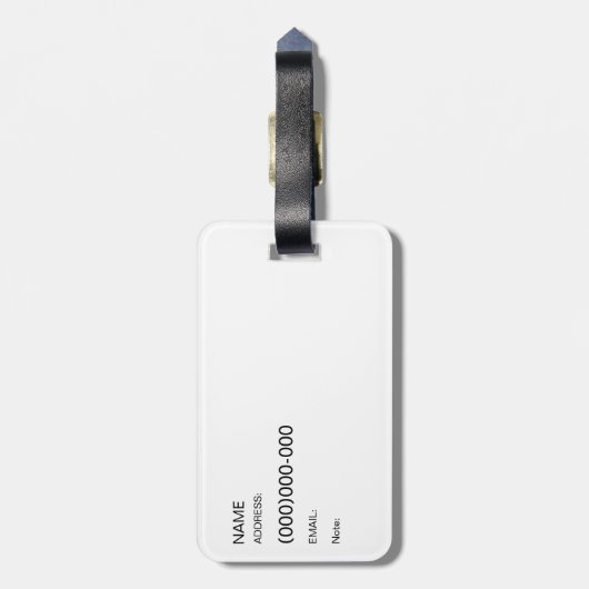 quotes lovers bearbeitet gepäckanhänger (Rückseite vertikal)