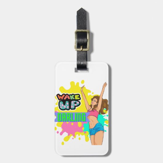 quotes lovers bearbeitet gepäckanhänger (Vorderseite vertikal)