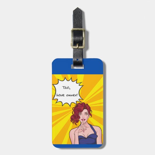 quotes lovers bearbeitet gepäckanhänger (Vorderseite vertikal)