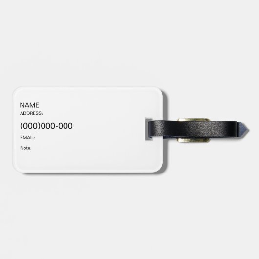 quotes lovers bearbeitet gepäckanhänger (Rückseite horizontal)