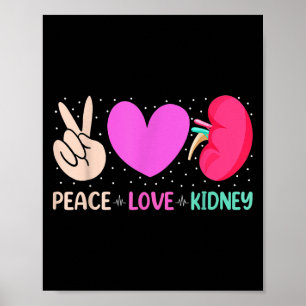 Quotes Nurse Peace Liebe Nephrologie Nephrologie D Poster