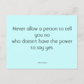 Quotes Postkarten (Vorderseite)