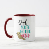Quotes River Otter Animal Spaß des Vaters Tasse (Links)