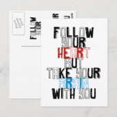 Quotes Template Postkarte (Vorne/Hinten)