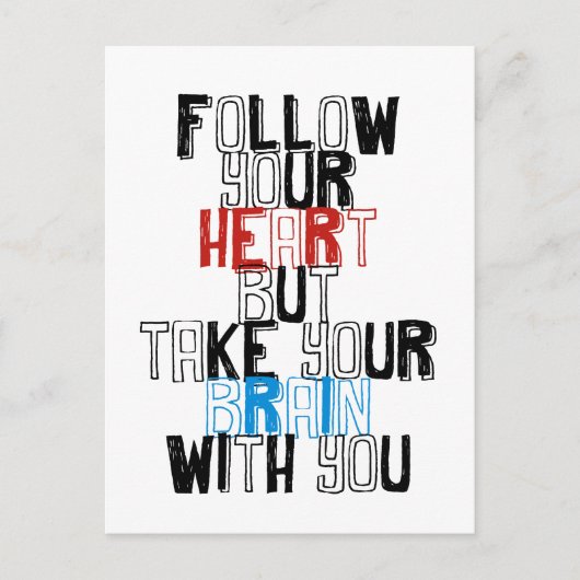 Quotes Template Postkarte (Vorderseite)