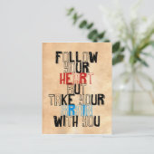 Quotes Template Postkarte (Stehend Vorderseite)