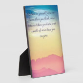 Quotes und Inspirationskollektion Fotoplatte (Seite)