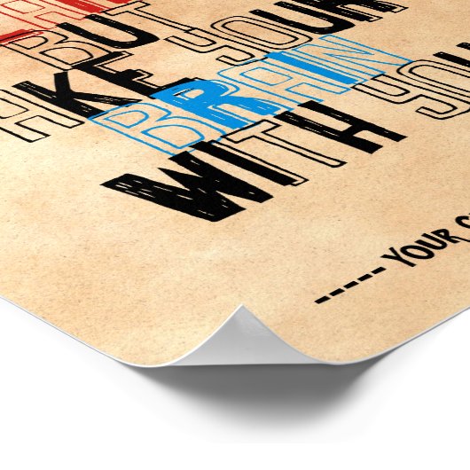 Quotes-Vorlage Poster (Ecke)