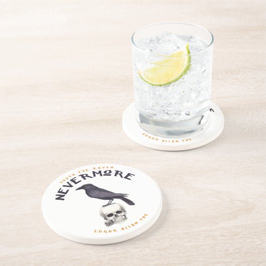 Quoth der Rabe nie wieder - Edgar Allan Poe Untersetzer (Seite)