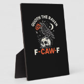 Quoth Raven F-Caw-F Fotoplatte (Seite)