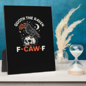 Quoth Raven F-Caw-F Fotoplatte (Seite)