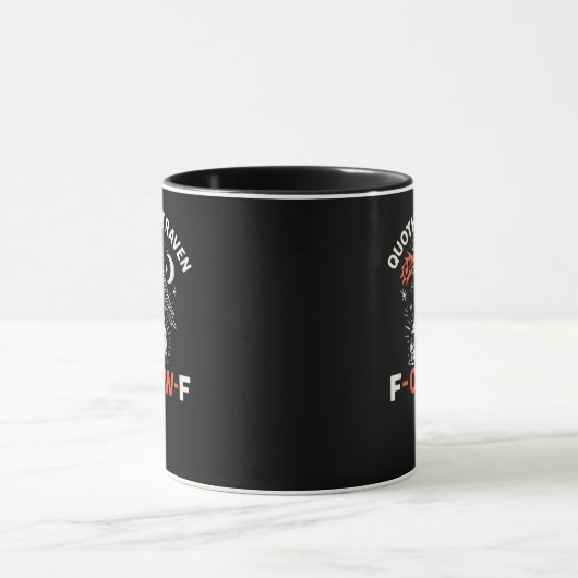 Quoth Raven F-Caw-F Tasse (Zentrum)