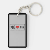 "Quoth the Raven ..." Akryllischer Schlüsselanhäng Schlüsselanhänger (Rückseite)