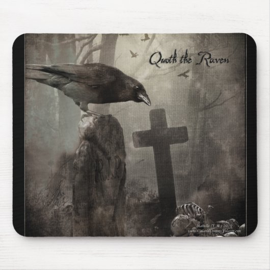 Quoth the Raven Mousepad (Vorne)