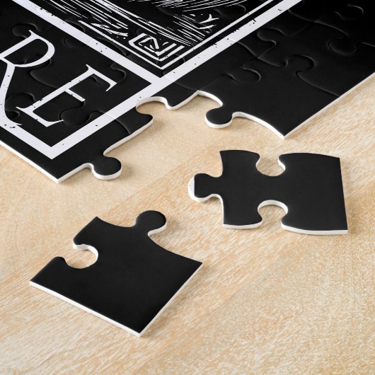 Quoth the Raven - Nevermore - Edgar Allan Poe art Puzzle (Seite)