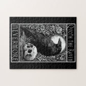 Quoth the Raven - Nevermore - Edgar Allan Poe art Puzzle (Horizontal)