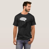 Quoth the Raven nie mehr aus dem Gedicht von Edgar T-Shirt (Vorne ganz)