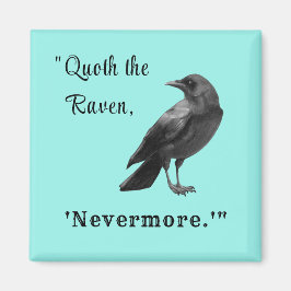 "Quoth the Raven ..." Personalisiert Aqua Magnet