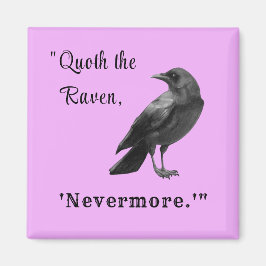 "Quoth the Raven ..." Personalisiert Lavender Magn Magnet