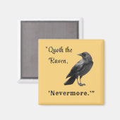 "Quoth the Raven ..." Personalisiertes Herbstmagaz Magnet (Vorderseite/Rückseite)