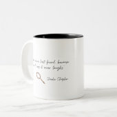 Quotierbare Quotes Zweifarbige Tasse (Vorderseite Links)