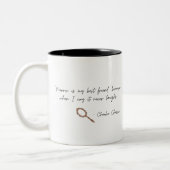Quotierbare Quotes Zweifarbige Tasse (Links)