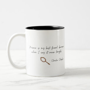 Quotierbare Quotes Zweifarbige Tasse