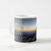 Quotierbare Tasse - Nichts wert.. - Inspirierend (Vorderseite Links)