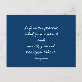 Quotierbare Zitate - Ratschläge und Beobachtungen  Postkarte