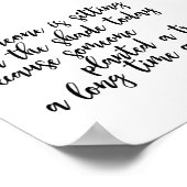 Quoting Warren Buffet Poster (Ecke)