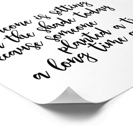 Quoting Warren Buffet Poster (Ecke)